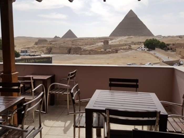 3. KFC Next to the Egyptian Pyramids