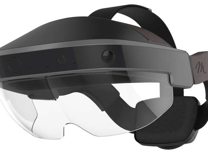 This is the Meta 2 headset. You can order a development kit for $949 now, although it might be a while before it