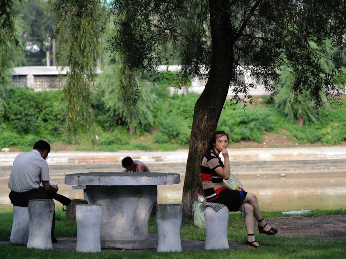 The poverty is even more abject in the North Korean countryside.