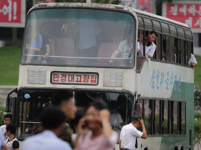 North Koreans start their days early, as approximately 59% of the population works outside the home.