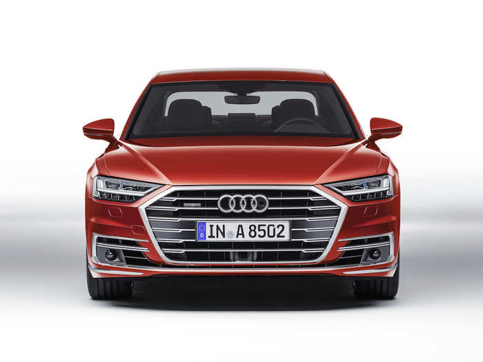 The A8 will come equipped with radar and ultrasonic sensors, a forward-facing camera, and laser scanner to support level 3 autonomy. Combined, the sensors will allow the A8 to drive in traffic on highways, even at slow speeds (37 mph).