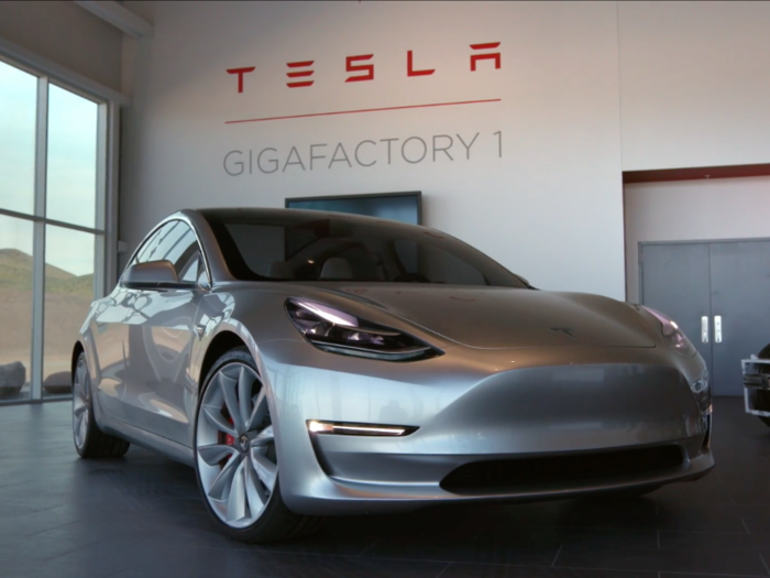 Tesla says the car will be able to drive at least 215 miles on a single charge. That