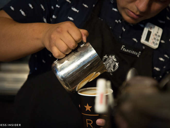 I struck up a conversation with my neighbors at the bar — a pair of Starbucks baristas who drove down from the East Bay to sample the much-talked-about Sun-Dried Brazil Barinas. They excitedly quizzed the barista about the equipment behind the bar.