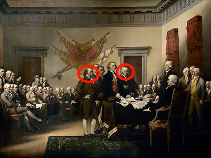 Adams was disappointed to discover that his colleague did not live by his own, famous mantra of "early to bed, early to rise." Franklin woke late and "often napped" after his midday dinner. He also barely spoke French, according to McCullough.