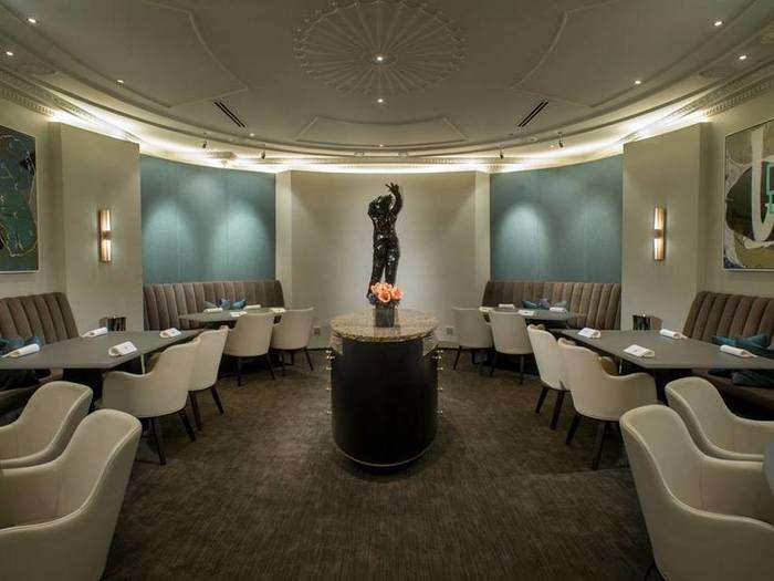 The Salon Menu, which is served in this room, is a 10-12 course tasting menu.