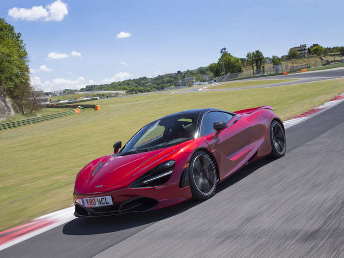 In track mode, all of the shackles McLaren