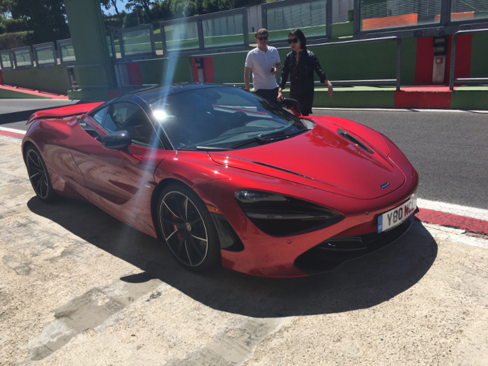 For track work, I was assigned this 720S clad in a resplendent Memphis Red paint job.