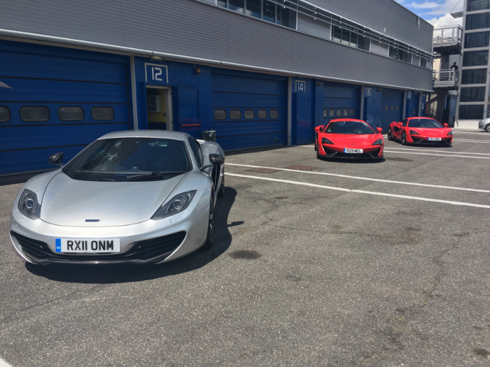 Also present was the first MP4-12C ever produced along with a couple of 570s from the company