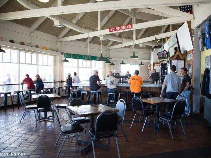 The next year, Fortner and his business partner, Ryan Gibbons, started brewing beer out of an old shed on the naval base that once stored coal for steam ships.