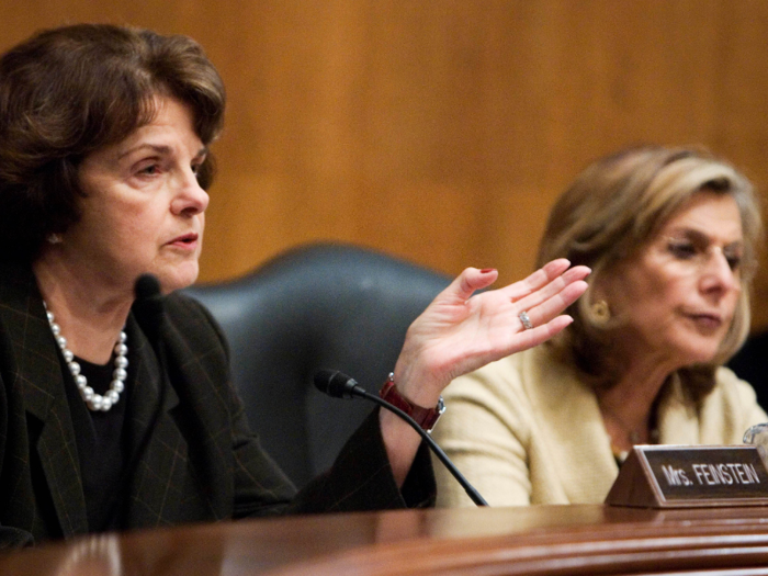 "Ali & Frazier"  Barbara Boxer and Dianne Feinstein, Democratic Senators from California. Boxer was Ali and Feinstein was Frazier.