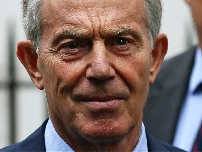 "Landslide" — Tony Blair, the Prime Minister of the UK form 1997 to 2007.