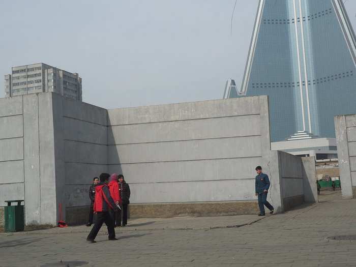 North Korea test fired an ICBM for the second time the day after the walls were taken down.