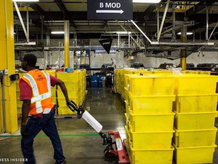 Amazon said that some applicants would receive job offers on the spot during the day.