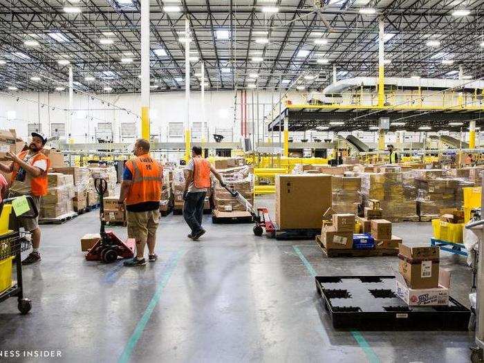 Afterward, candidates could take a tour of the warehouse to get a better sense of what Amazon