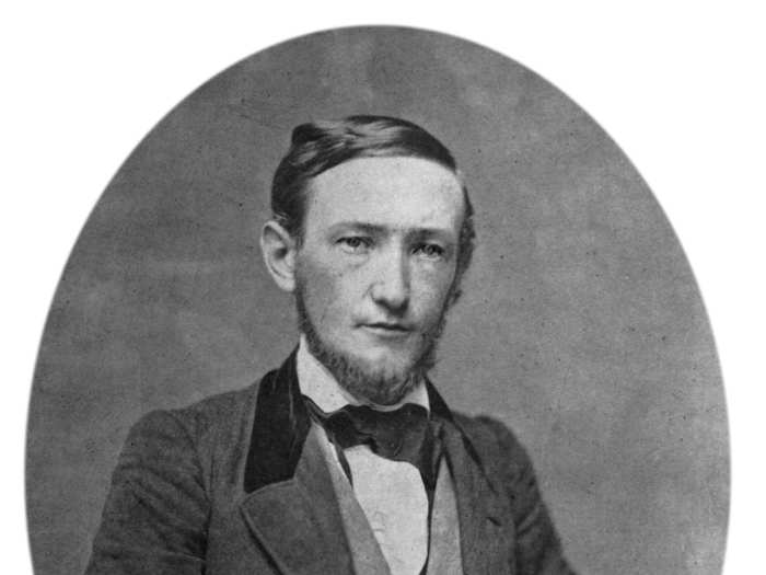 Benjamin Harrison, probably photographed during his college years, circa 1850.