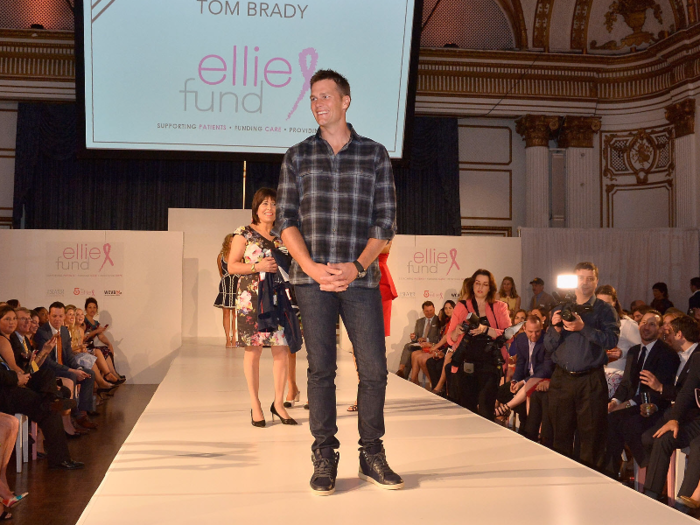 But even when Brady goes casual, he usually nails it.
