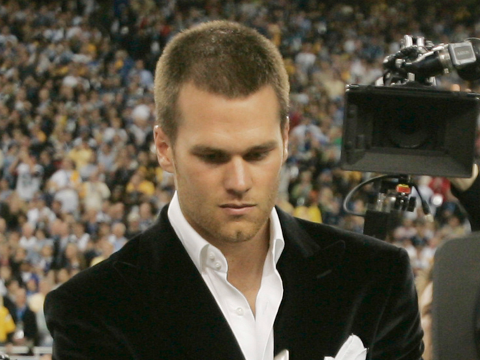 In 2006, Brady fixed that problem with a buzz-cut.