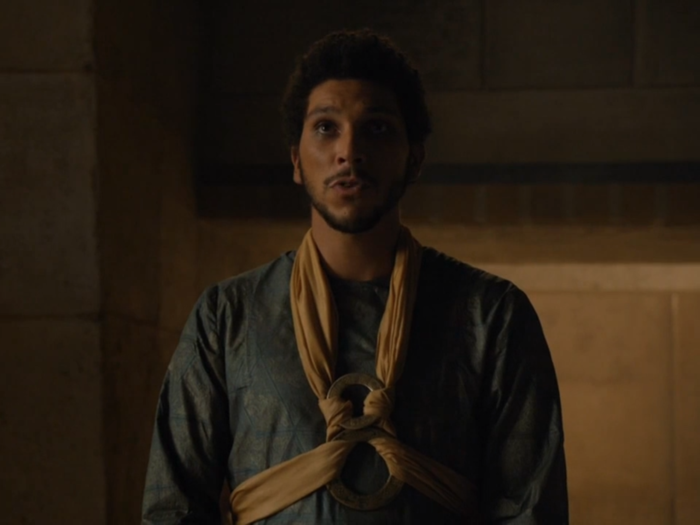 Hizdahr Zo Loraq tries to kill Daenerys in "A Dance with Dragons," and a lot of people think he