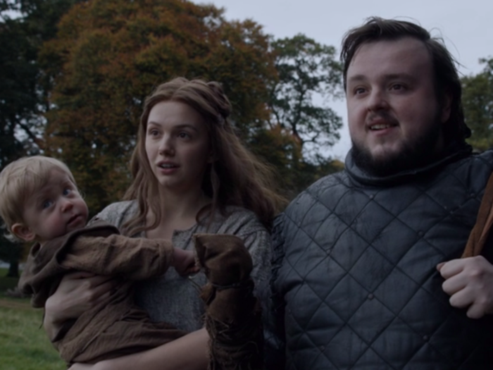 Sam and Gilly go to Oldtown in the book as well as in the show, but they go with an alive Maester Aemon. Well, kind of alive. He dies, on the way. Very sad, as arguably everyone loved Maester Aemon.