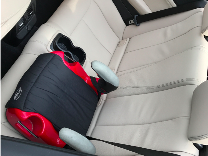 The rear seats are not capacious, and there