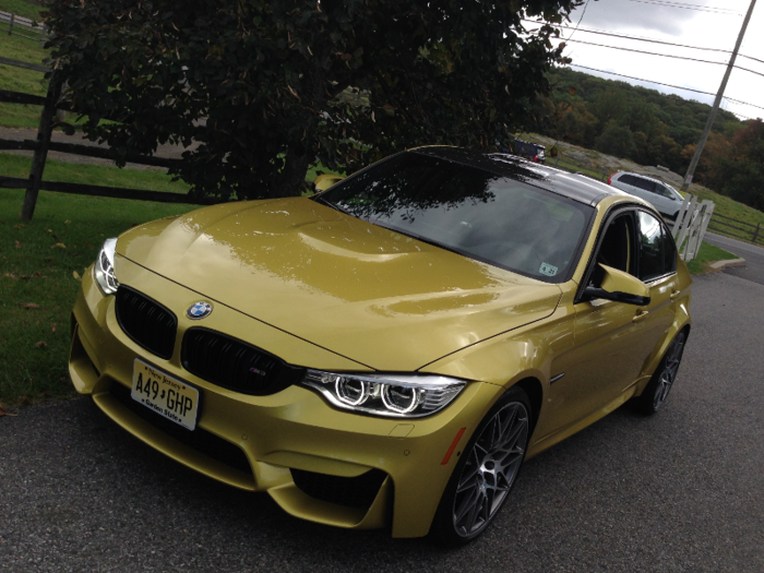 By contrast, the BMW M3 is more aggressive.