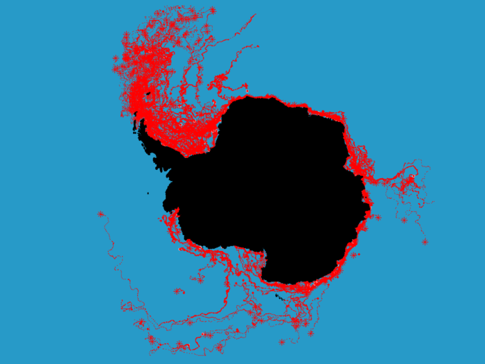 Glaciologists say iceberg A-68 will continue to break into smaller chunks as it floats northeast and into the opens seas of the Southern Ocean.