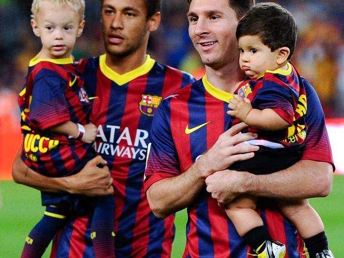 Neymar has one son, Davi Lucca, from a previous relationship. Neymar reportedly pays $15,000 per month in child support.