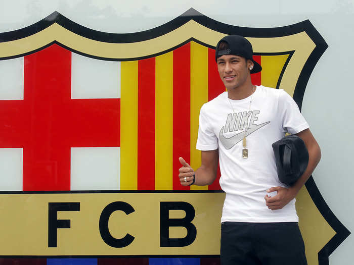 In 2013, Barcelona paid $120 million to acquire Neymar from Santos.