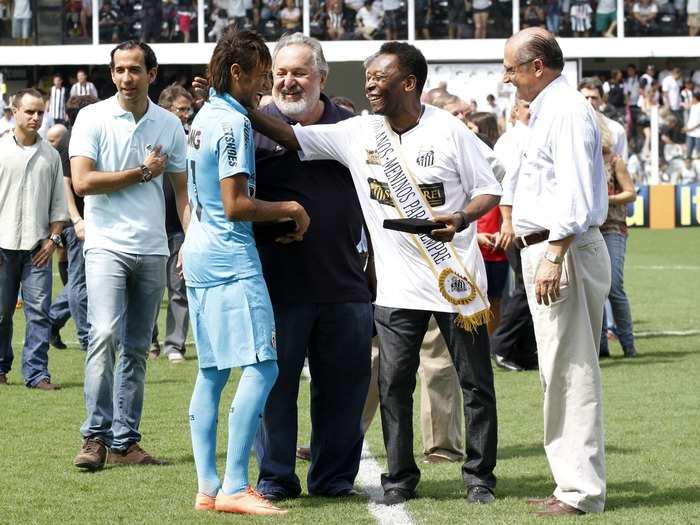 Huge pressure was placed on his shoulders when he was dubbed "The Next Pele."