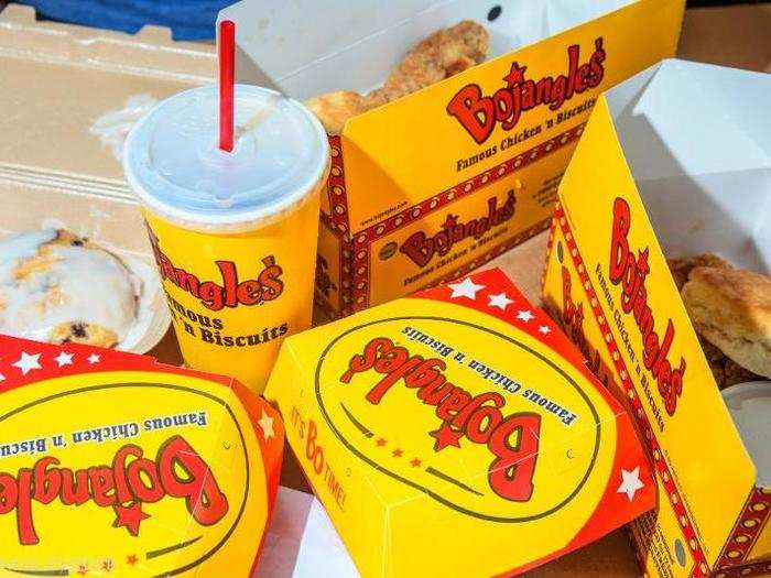 We ordered quite the spread: chicken selects, a two-piece chicken dinner, a fried chicken sandwich, a grilled chicken sandwich, a "Bo-Berry" biscuit as well as a regular biscuit, and bowls of "dirty rice" and mac n