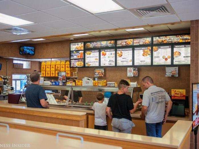 The ordering system sets Bojangles