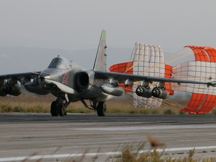 The Su-25s have also been used in multiple other conflicts over the past decades, including Macedonia, Ethiopia and Sudan.