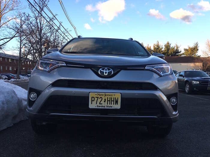 The RAV4 had a bigger engine (2.5-liter, 4-cylinder) than the Equinox. The trim came with all-wheel drive and a six-speed automatic transmission that can be kicked into manual mode. Like the Equinox, the RAV4 is supposed to get a combined 26 MPG.