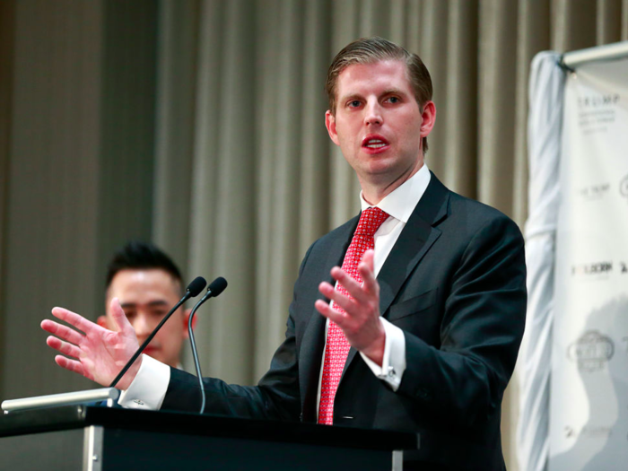 Eric Trump, Georgetown University, Class of 2006