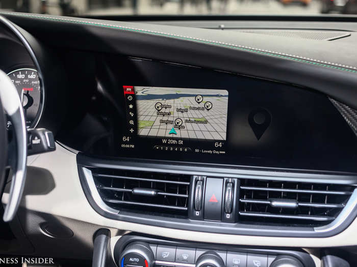 You have everything you need, from GPS navigation to Bluetooth integration — and a $900 Harman Kardon audio system, if you choose, that sounds terrific. AUX and USB ports are accessible.