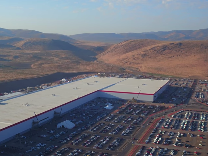 Tesla and partners like Panasonic will invest a total of $5 billion in the Gigafactory. It will be the biggest lithium-ion battery producer in the world once it