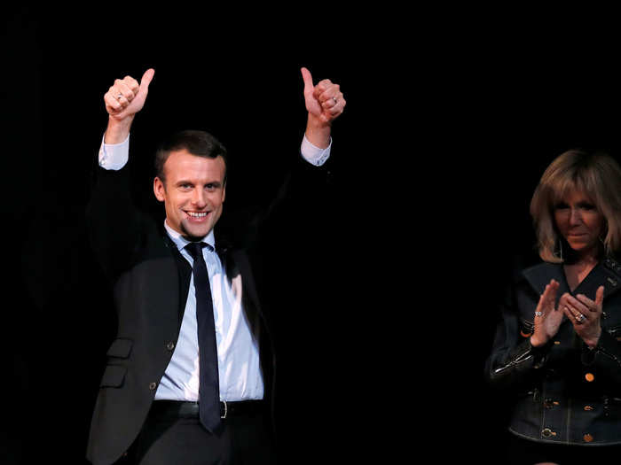 Brigitte is understood to be an important mentor to Macron. He said "without her, I wouldn