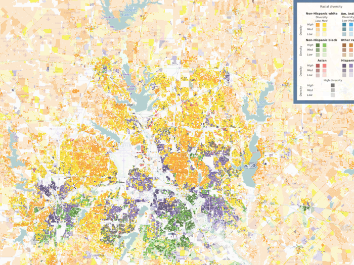 "People don’t realize that the United States is a diverse country but at the same time is still very segregated," Stepinski told Quartz.