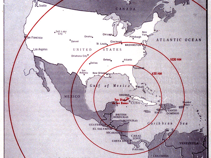 The standoff officially began on Oct. 16, when President John F. Kennedy was briefed on the photos