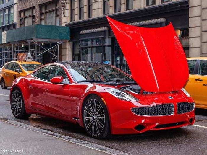 According to Karma, the 5,400-pound Revero can hit 60 mph in 5.4 seconds and reach a top speed of 125 mph. It can also do the quarter mile in 14.5 seconds at 93 mph.