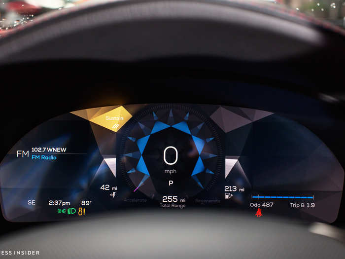 Like this attractively rendered digital instrument cluster.