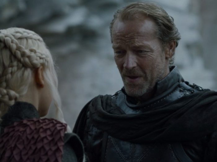 The happiest: Jorah Mormont, Sansa Stark