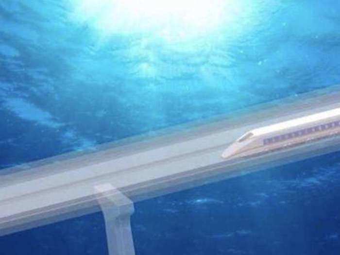 A group of Chinese scientists want to construct a pneumatic train underwater. In 2017, researchers from the Chinese Academy of Sciences proposed a submarine rail project that would run at a theoretical speed of 1,240 mph, much faster Musk