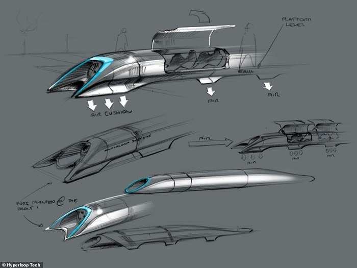 Three years later, Elon Musk published his proposal for the Hyperloop in a 57-page white paper. According to his design, sealed pods containing 28 people each would whisk through tubes. A trip from NYC to DC would take 29 minutes, he recently tweeted.