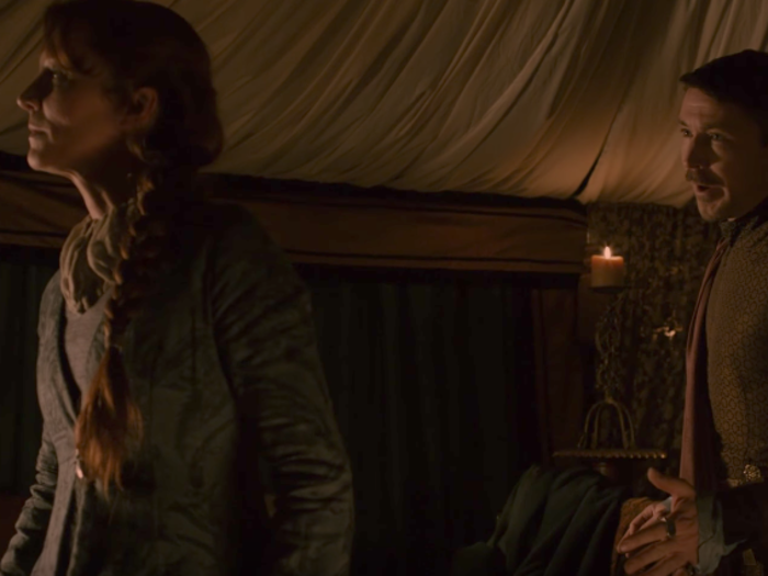 10. Catelyn Stark and Lord Petyr "Littlefinger" Baelish