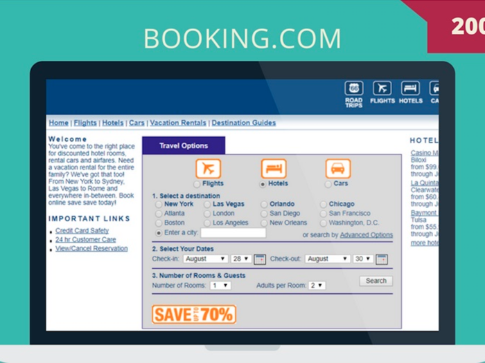 Booking.com: 2004