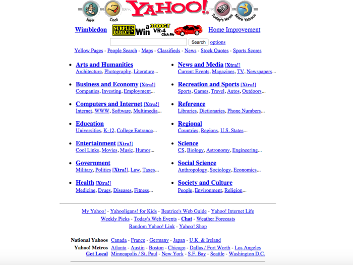 Yahoo: 1997