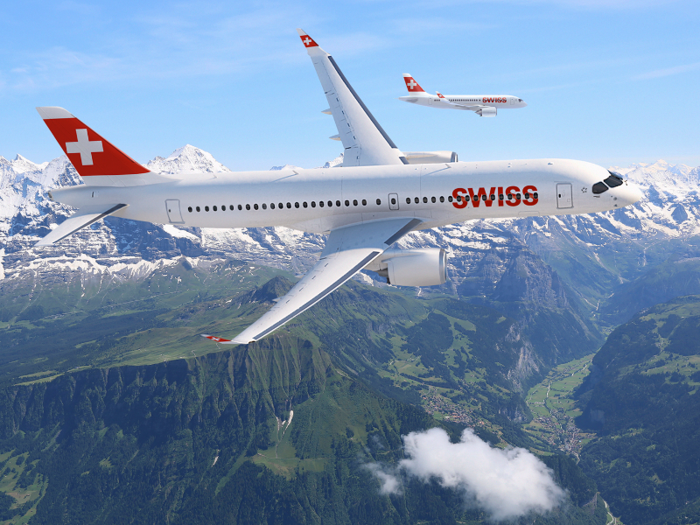 Swiss took delivery of its first CS300 this year while...