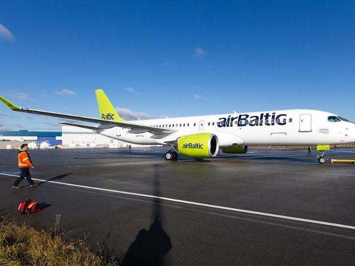 Air Baltic became the first airline to receive the CS300 in late 2016.