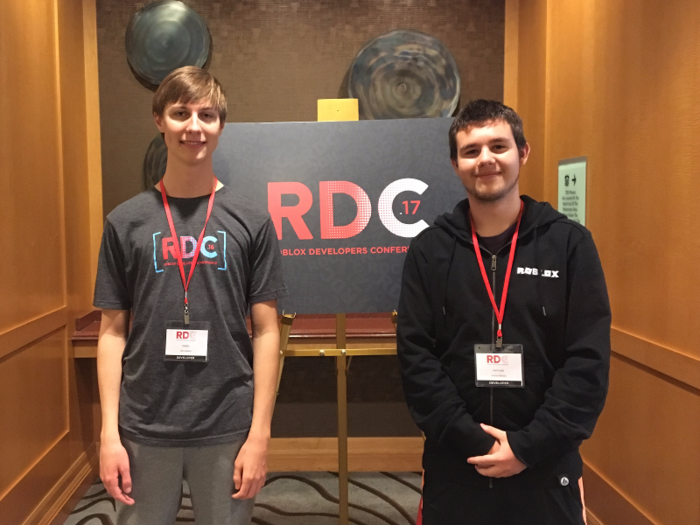 And making Roblox games can be really lucrative. Both of the 18-year-olds pictured here are top Roblox developers, and both have already made enough from Roblox games to finance their college educations.